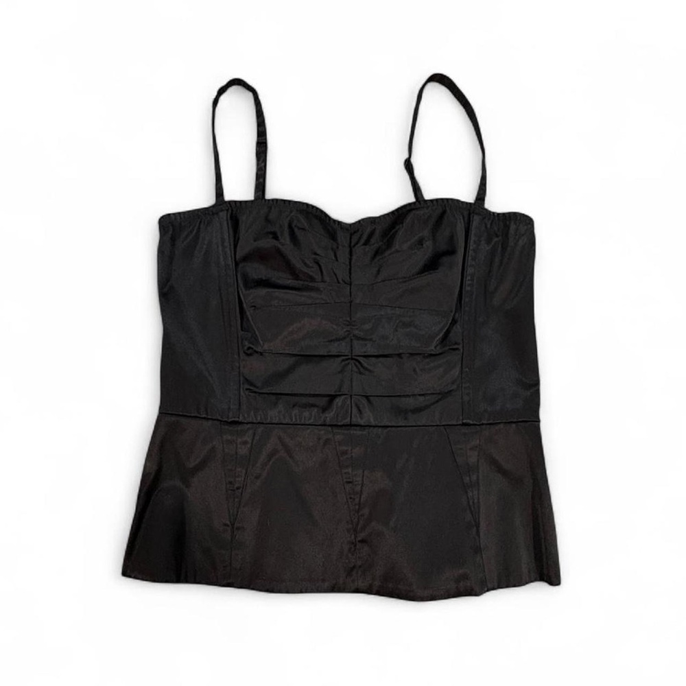 Y2K Moda International bustier corset satin top